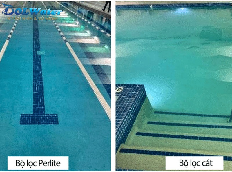 Nước sau công nghệ lọc Perlite đạt độ trong chuẩn 1 micron.